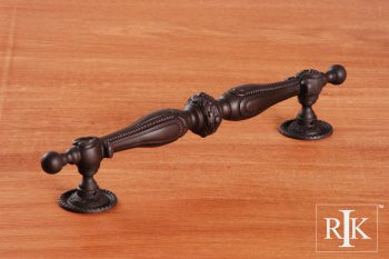 RKI PH-4620-RB: 10-3/4" cc Ornate Appliance Pull - Oil Rubbed Bronze