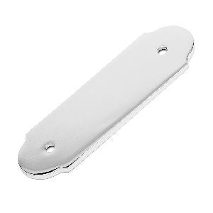 RKI BP-7818-PN: 3" cc Smooth Pull Backplate - Polished Nickel