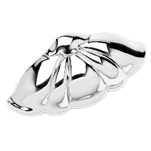 RKI CF-904-PN: 3" cc Petal Cup Cabinet Pull - Polished Nickel