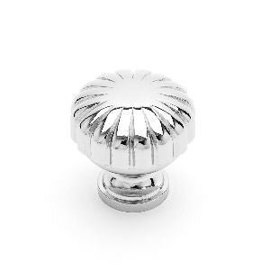 RKI CK-3250-PN: 1-1/4" Smooth Melon Cabinet Knob - Polished Nickel