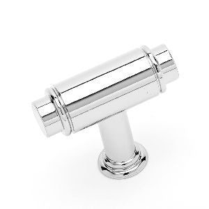 RKI CK-781-PN: 1-5/8" Small Cylinder Cabinet Knob - Polished Nickel