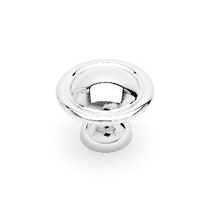 RKI CK-9303-PN: 1-1/4" Smooth Dome Cabinet Knob - Polished Nickel