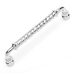 RKI CP-801-PN: 5" cc Twisted Cabinet Pull - Polished Nickel