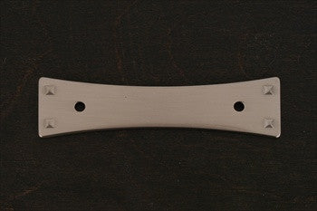 RKI BP-7902-P: 3" cc Bent Rectangle Backplate - Pewter
