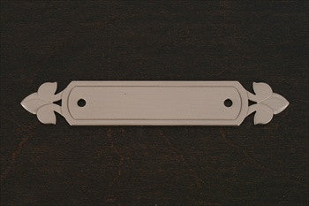 RKI BP-7905-P: 3" cc Backplate w/Spade Ends - Pewter