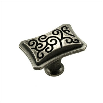 RKI CK-116-WN: 25mm Palermo Octagon Cabinet Knob - Weathered Nickel