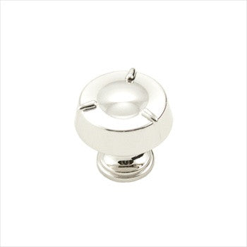 RKI CK-126-PN: 1-1/4" Fullerton Round Cabinet Knob - Polished Nickel