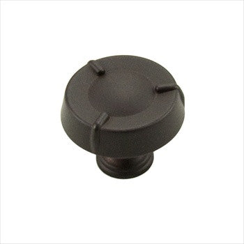 RKI CK-127-RB: 1-1/2" Fullerton Round Cabinet Knob - Oil Rubbed Bronze