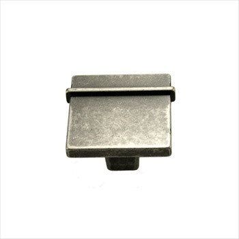 RKI CK-131-WN: 1-1/4" Newbury Square Cabinet Knob - Weathered Nickel
