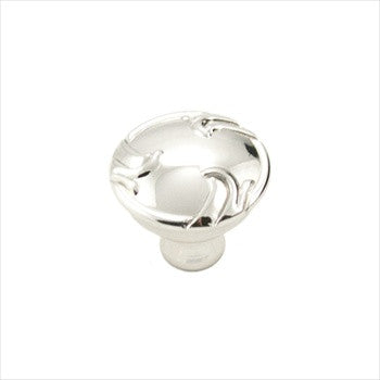 RKI CK-155-PN: 1 1/4" Nottingham Cabinet Knob - Polished Nickel