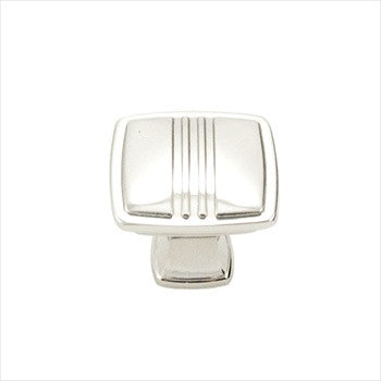 RKI CK-161-PN: 1-1/4" Alder Square Cabinet Knob - Polished Nickel