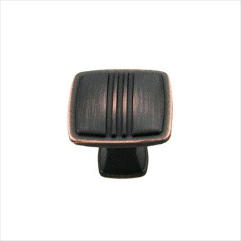 RKI CK-161-VB: 1-1/4" Alder Square Cabinet Knob - Valencia Bronze