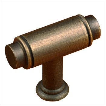 RKI CK-781-AE: 1-5/8" Small Cylinder Cabinet Knob - Antique English