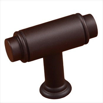 RKI CK-781-RB: 1-5/8" T-Bar Cylinder Cabinet Knob - Oil Rubbed Bronze