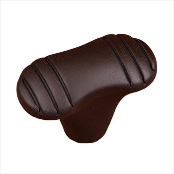 RKI CK-783-RB: Large Ridges at Edge Cabinet Knob - Oil Rubbed Bronze