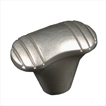 RKI CK-784-P: 1-1/4" Small Ridges at Edge Cabinet Knob - Pewter