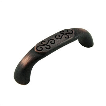 RKI CP-615-VB: 3" cc Palermo D-Handle Cabinet Pull - Valencia Bronze