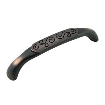 RKI CP-616-VB: 5" cc Palermo D-Handle Cabinet Pull - Valencia Bronze