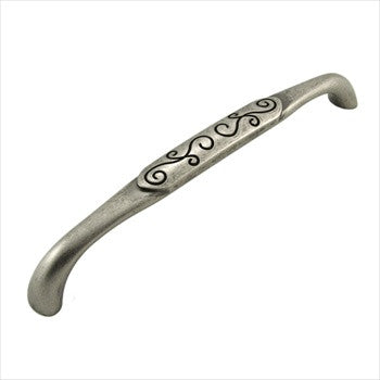 RKI CP-617-WN: 8" cc Palermo Pull - Weathered Nickel