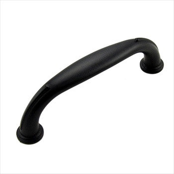 RKI CP-626-BL: 96mm cc Fullerton D-Handle Cabinet Pull - Black
