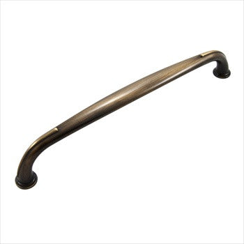 RKI CP-628-BE: 8" cc Fullerton D-Handle Pull - Brushed English