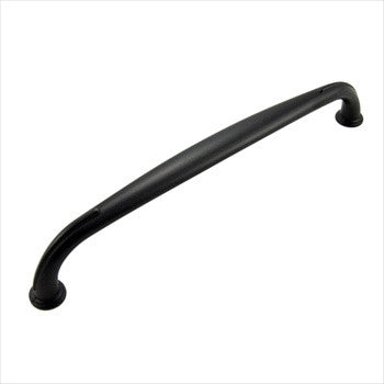 RKI CP-628-BL: 8" cc Fullerton D-Handle Pull - Black