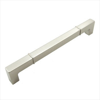 RKI CP-633-P: 8" cc Newbury Square Bar Pull - Pewter