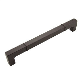 RKI CP-633-RB: 8" cc Newbury Square Bar Pull - Oil Rubbed Bronze
