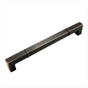 RKI CP-634-VB: 10" cc Newbury Square Bar Pull - Valencia Bronze