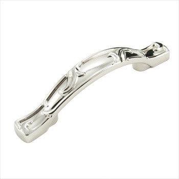 RKI CP-655-PN: 3" cc Nottingham Cabinet Pull - Polished Nickel