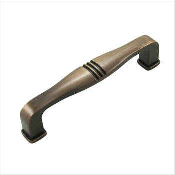 RKI CP-661-BE: 96mm cc Alder Cabinet Pull - Brushed English
