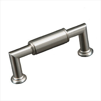 RKI CP-880-P: 3" cc Cylinder Middle Cabinet Pull - Pewter