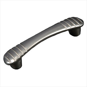 RKI CP-883-P: 3" cc Ridges at Edge Cabinet Pull - Pewter
