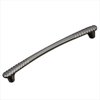 RKI CP-885-P: 8" cc Ridges at Edge Cabinet Pull - Pewter