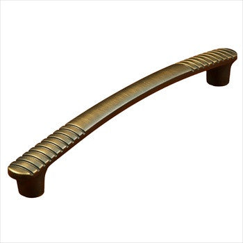 RKI PH-4883-AE: 12" cc Ridges at Edge Appliance Pull - Antique English