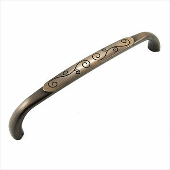RKI PH-6615-BE: 12" cc Palermo Appliance Pull - Brushed English