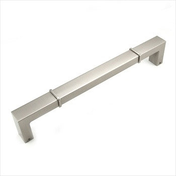 RKI PH-6631-P: 12" cc Newbury Square Bar Appliance Pull - Pewter