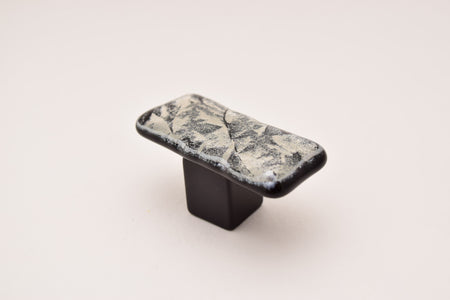 Grace White RMF2: MoonFrost2 Cabinet Knob - Silver/Black