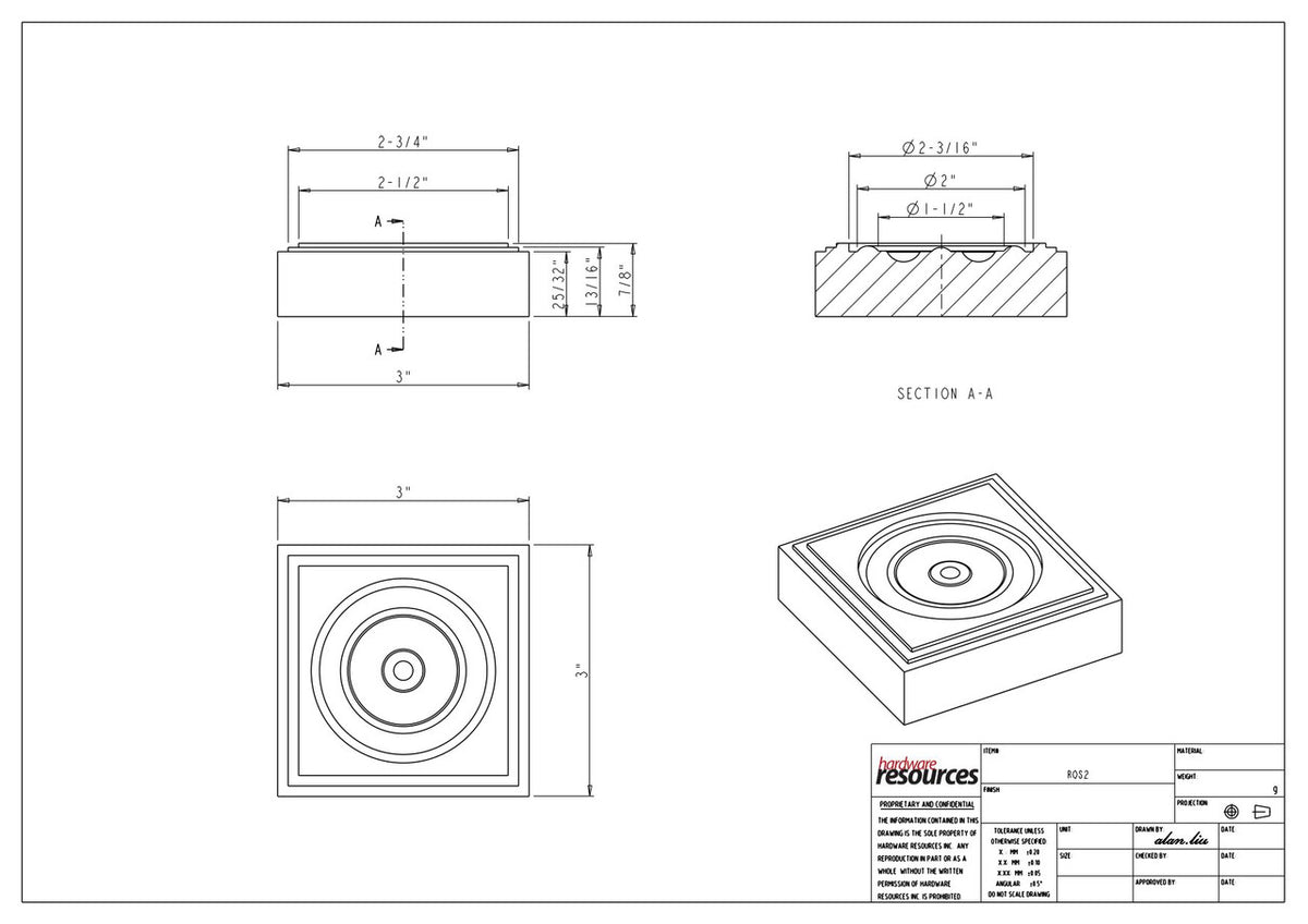 Specification Drawing