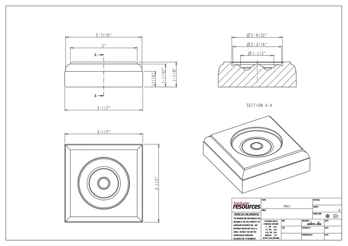 Specification Drawing