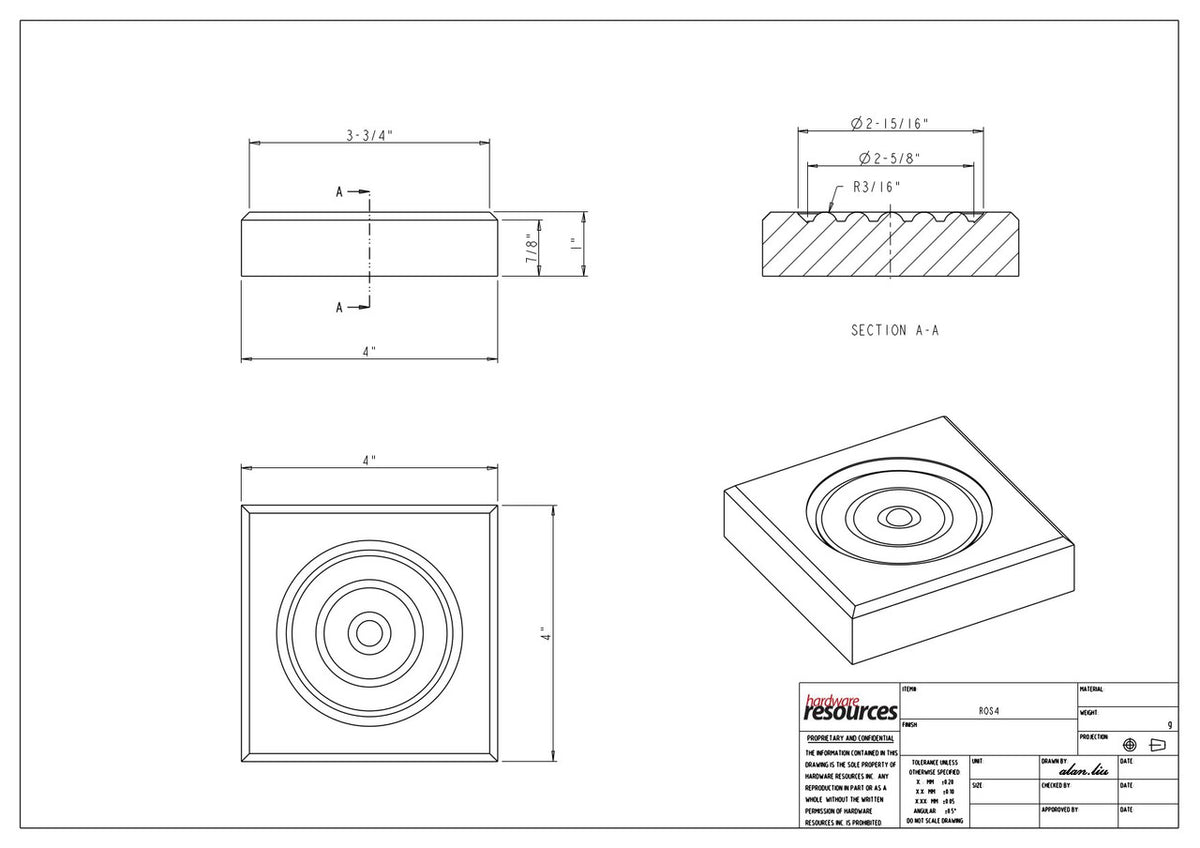 Specification Drawing