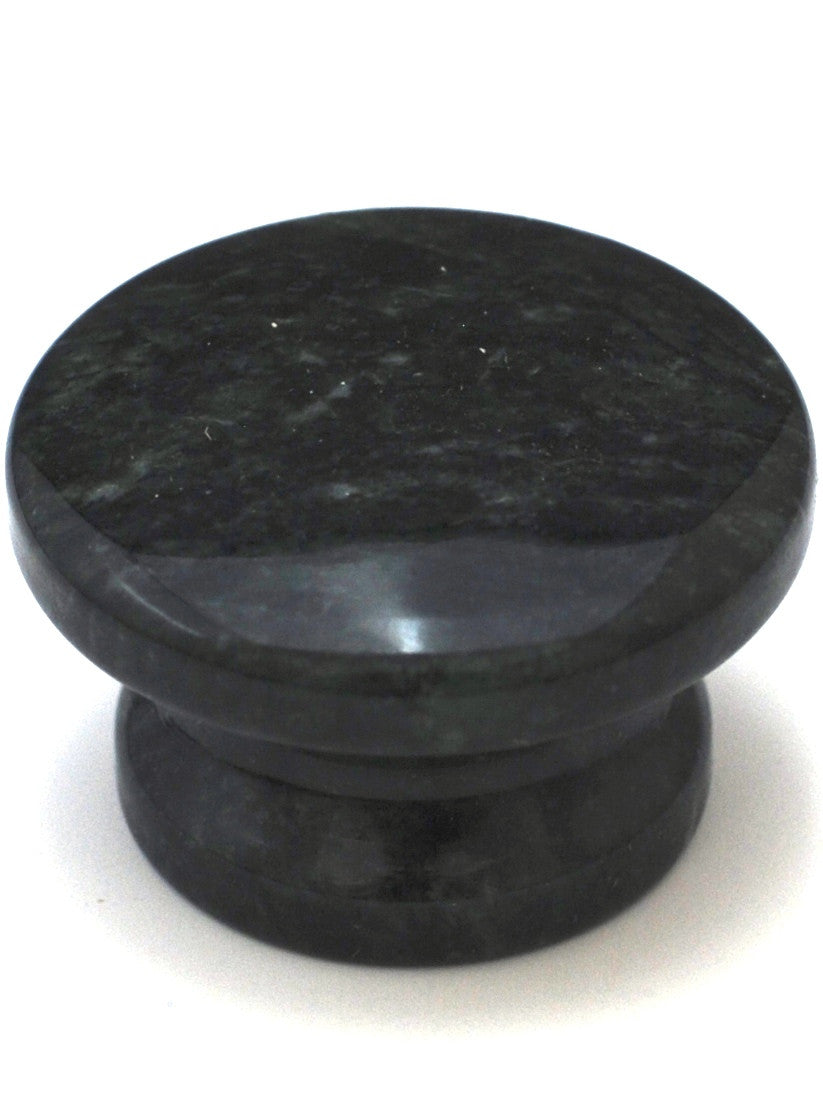Cal Crystal RPG-3: 1-5/8" Round Marble Cabinet Knob - Green