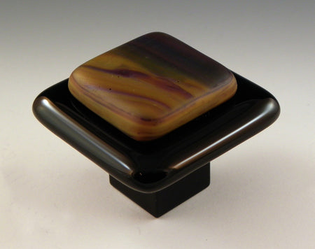 Grace White RS1: Resago 1 Cabinet Knob - Brown/Black