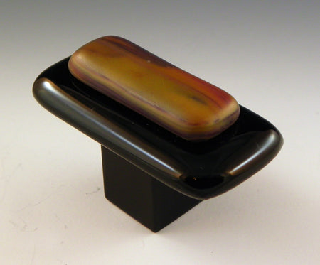 Grace White RS2: Resago 2 Cabinet Knob - Brown/Black