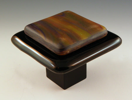 Grace White RS3: Resago 3 Cabinet Knob - Brown/Black