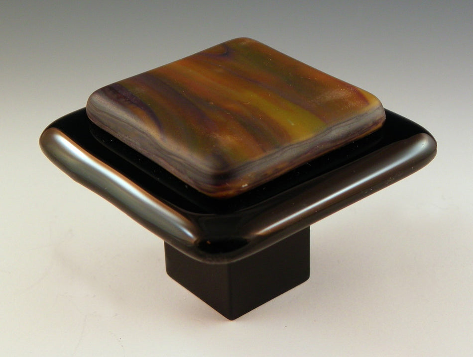 Grace White RS3: Resago 3 Cabinet Knob - Brown/Black