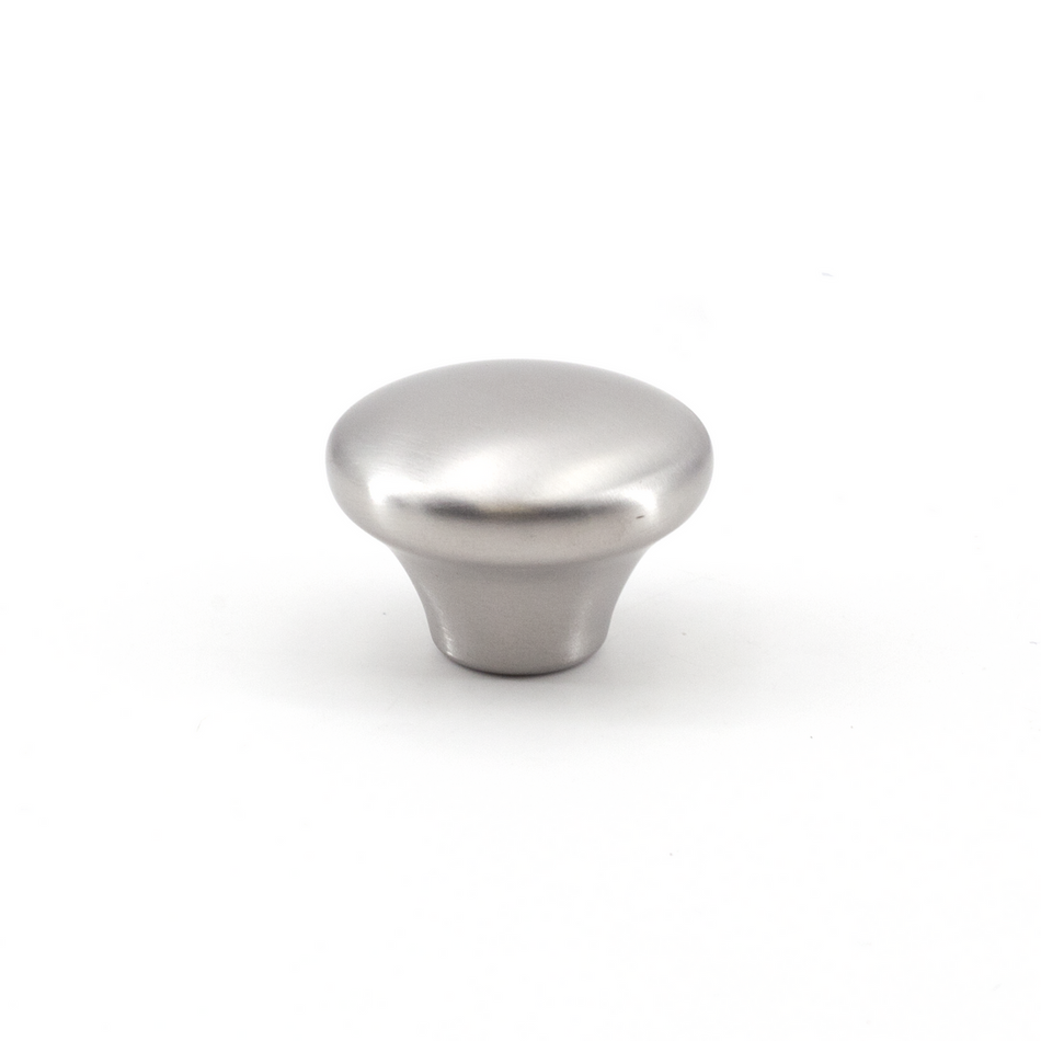 Sugatsune RS-38/S: 38mm Dome Top Cabinet Knob - Satin Stainless Steel