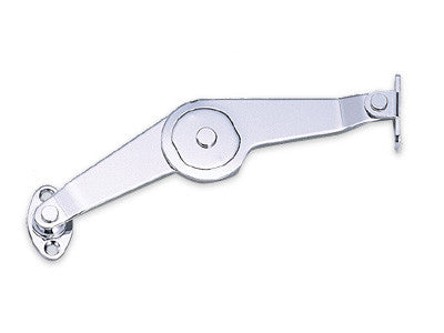 Sugatsune S-21L: 122mm Lid Stay w/Catch (left) - Polished Chrome