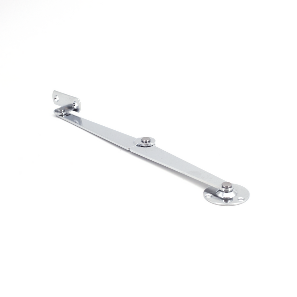 Sugatsune S-19L: 100mm Lid Stay (right) - Polished Chrome