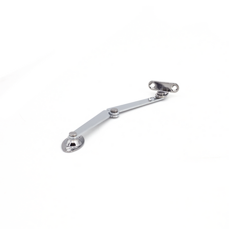 Sugatsune S-24L: 106mm Lid Stay (Left) - Polished Chrome